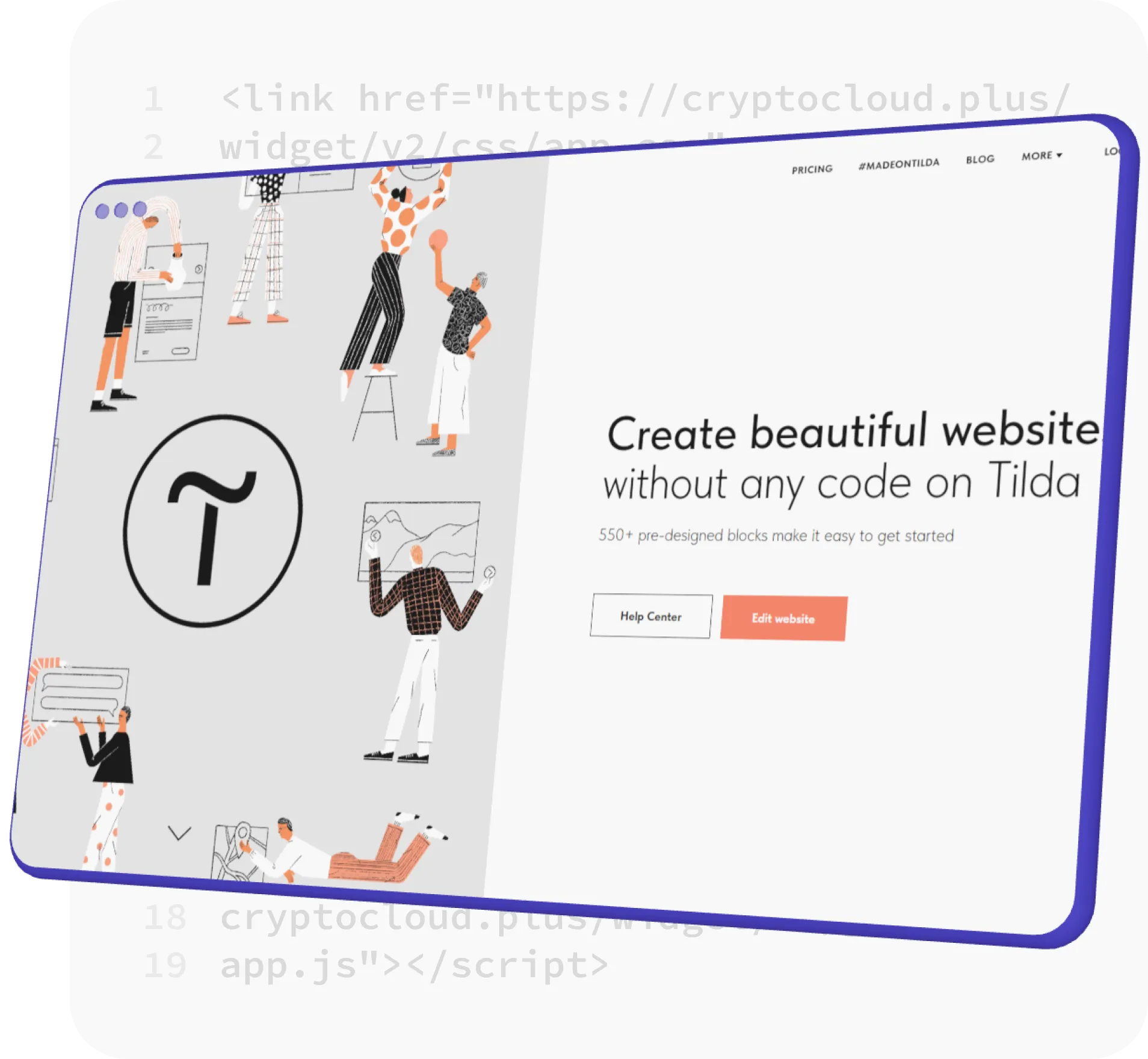 Advantages of CryptoCloud for website on Tilda