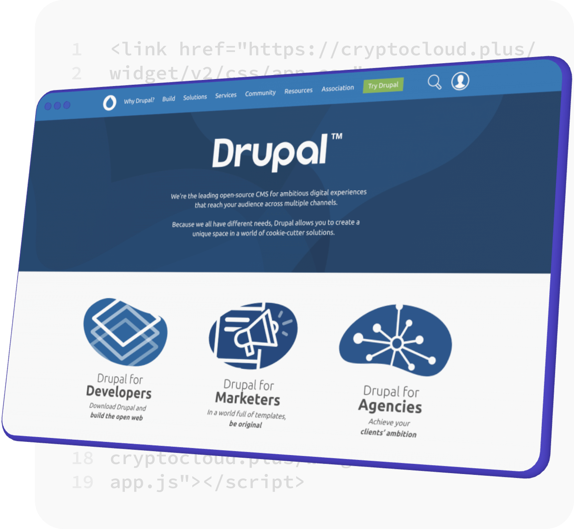 Преимущества CryptoCloud для сайта на Drupal